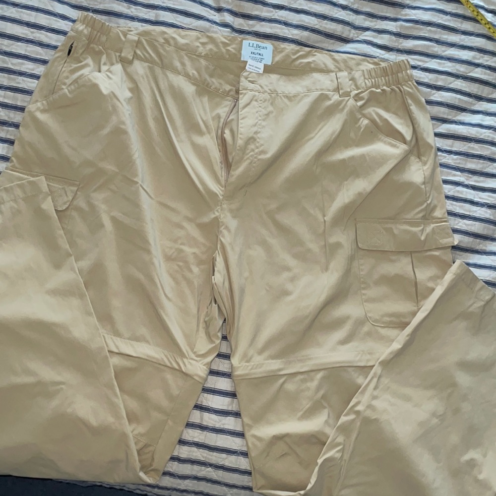 EUC men’s LL Bean convertible work pants, Sz  XXL